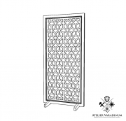  Traditional decorative panel PD137 S